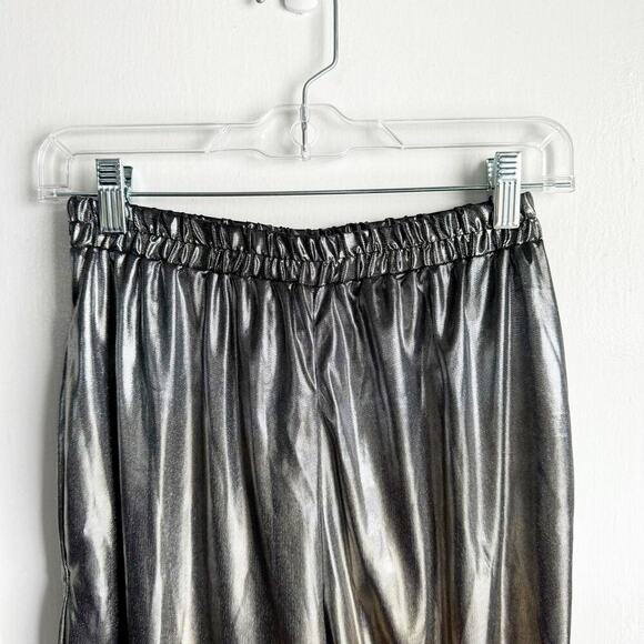 Vintage L Rothschild Night Life for Lilli Ann Metallic Pull on Pants Retro Small - Picture 3 of 13